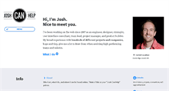 Desktop Screenshot of joshcanhelp.com