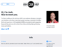 Tablet Screenshot of joshcanhelp.com